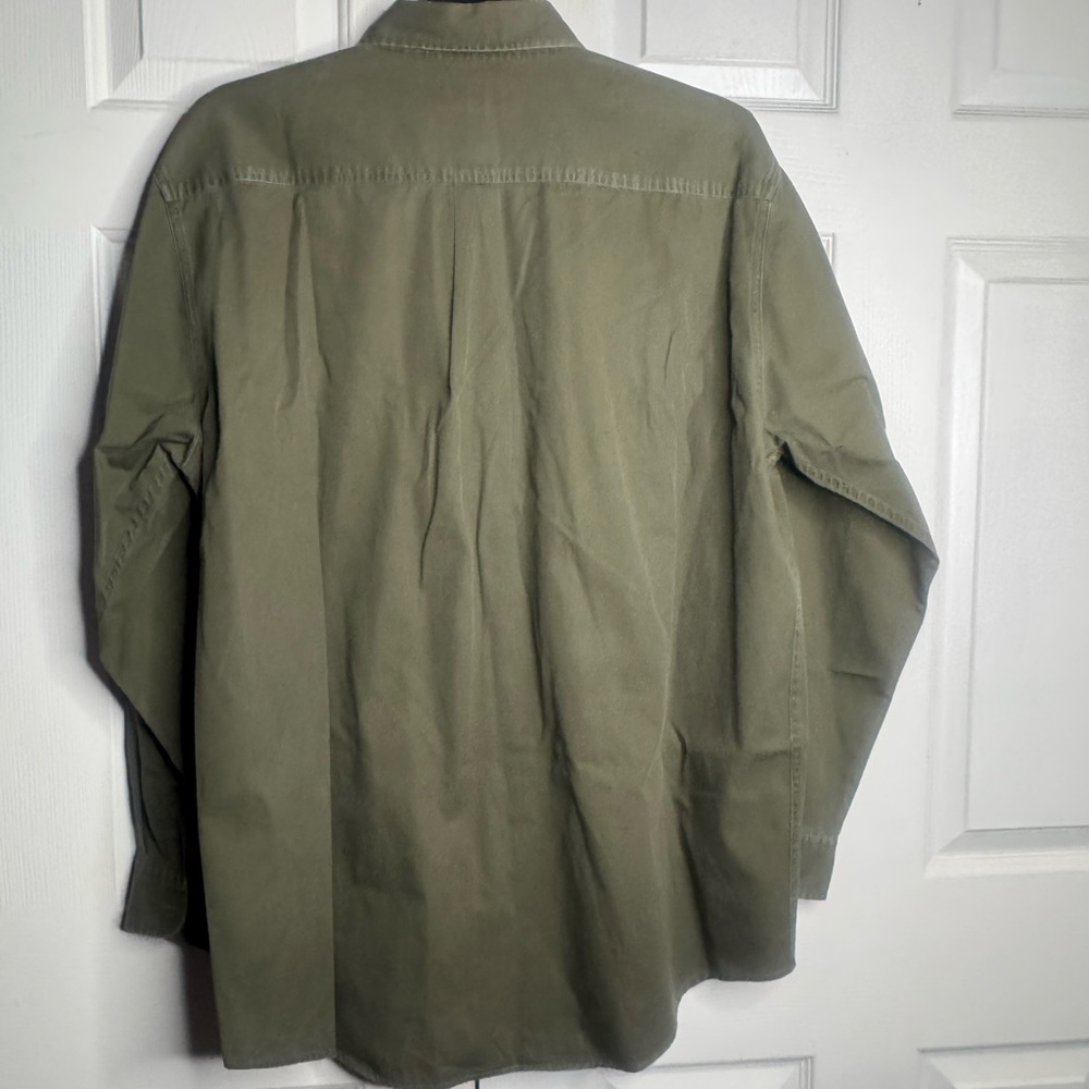 Carhartt Olive Button-Up Shirt - Picture 2 of 9